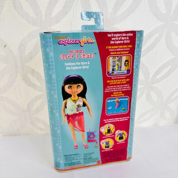 5 for $25| Mattel Dora's Explorer Girls Surf And Sand Accessory Fashion Pack - Picture 3 of 5